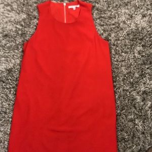 Red mini dress